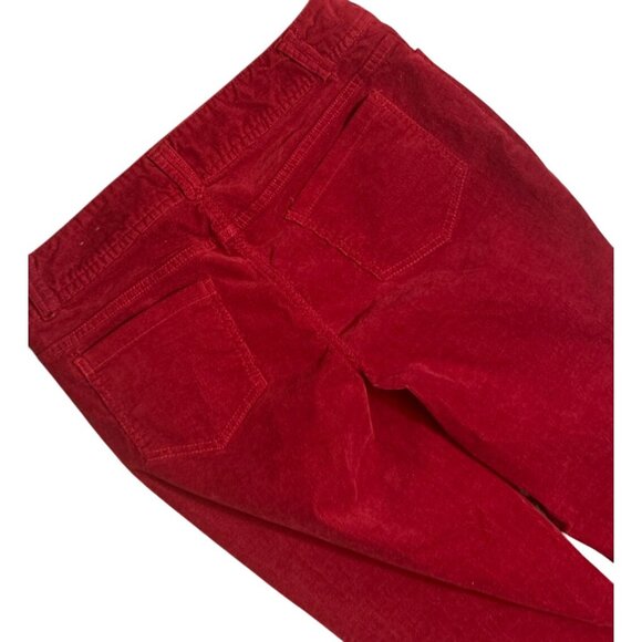 (5 for $25) Christopher & Banks Barely Boot Corduroy Jeans in Faul Red Size 8 - Picture 5 of 5